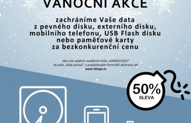 Záchrana dat Akce Vánoce 2022